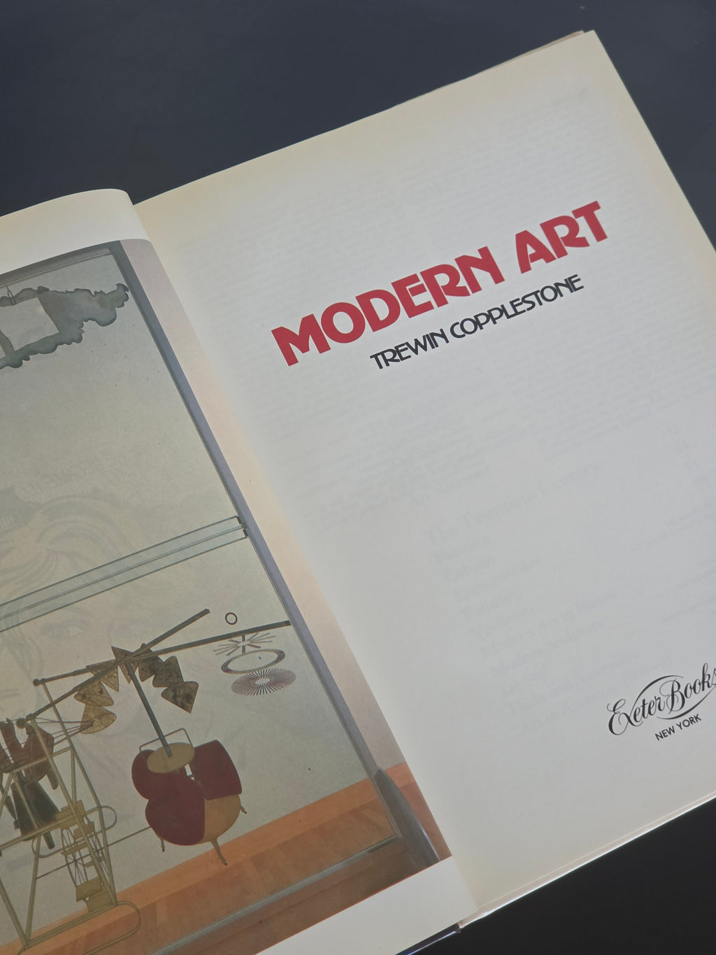 Vintage 1985 Modern Art by Trewin Copplestone