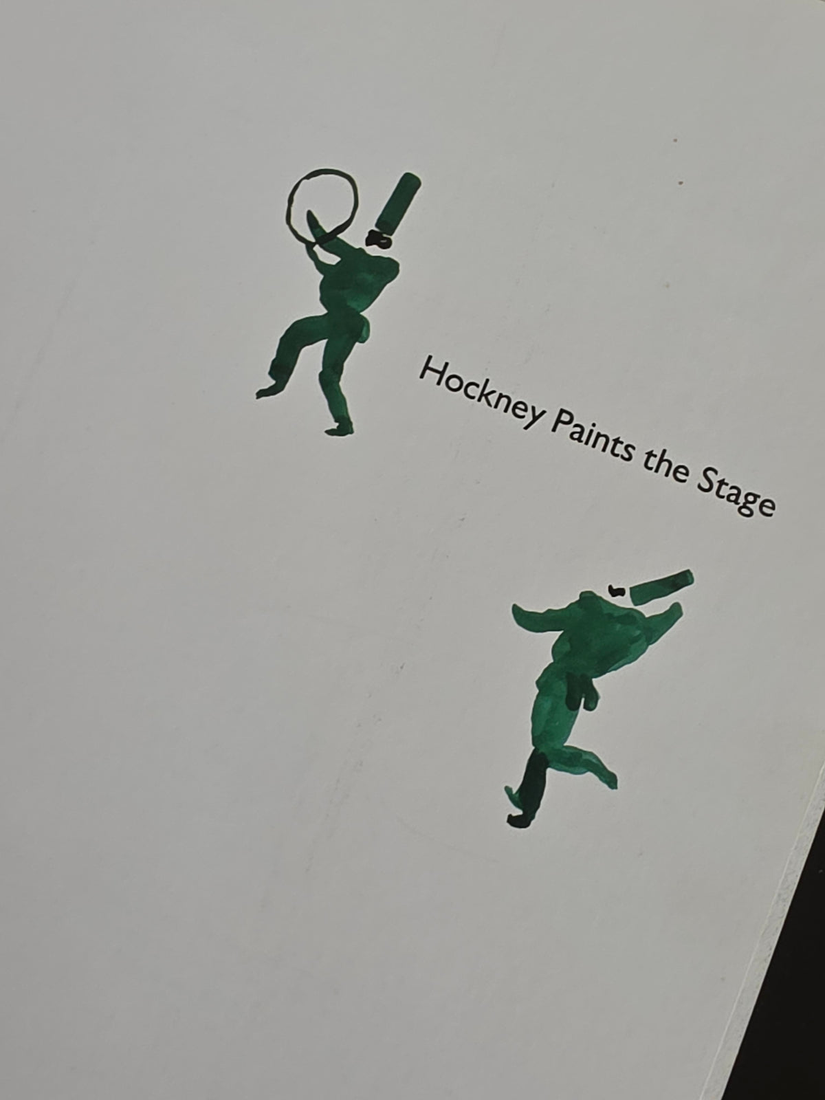 Vintage 1983 David Hockney Hockney Paints the Stage Art Book