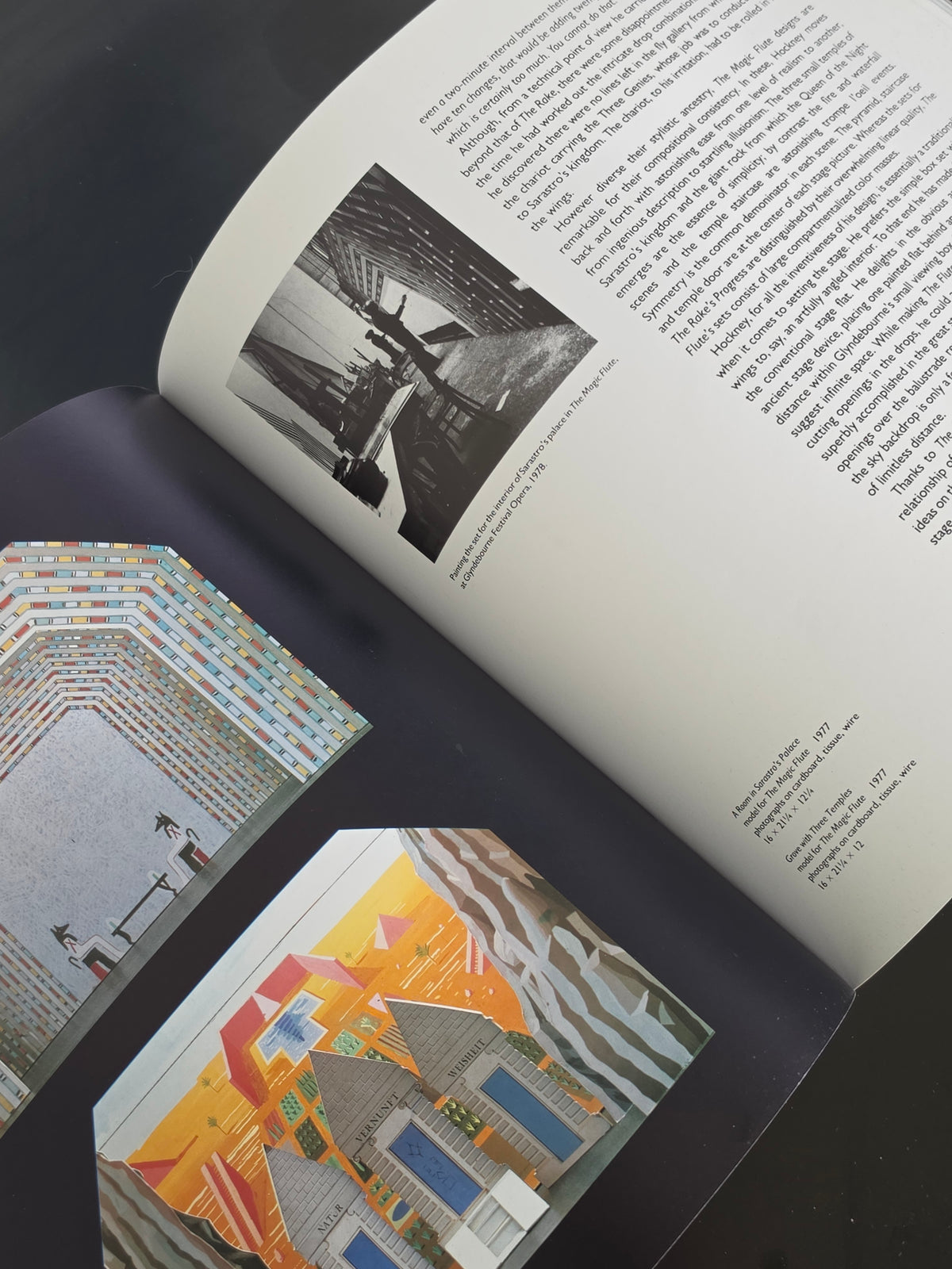 Vintage 1983 David Hockney Hockney Paints the Stage Art Book