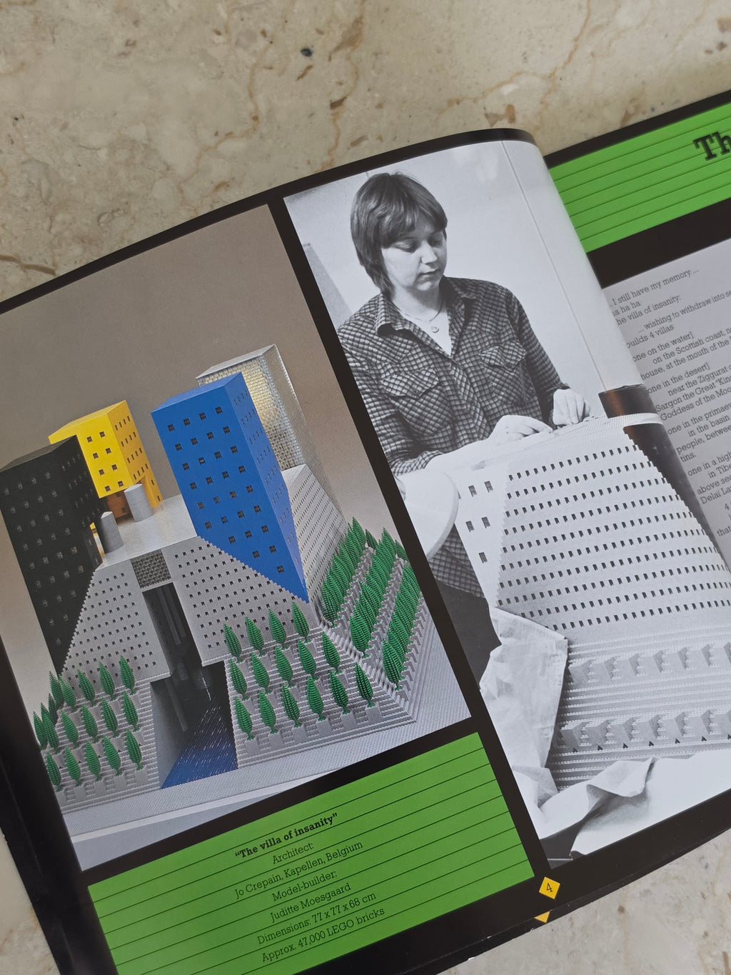 Vintage 1986 LEGO L’Architecture est un Jeu Magnifique Exhibition Catalog