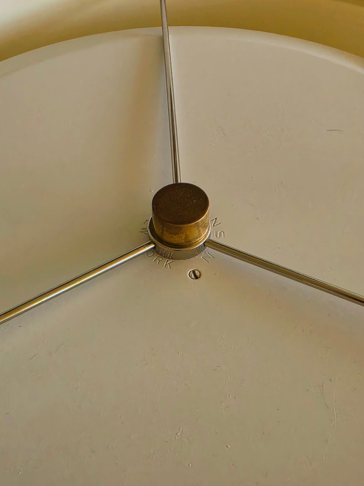 T.H. Robsjohn-Gibbings Brass Tripod Floor Lamp for Hansen NY
