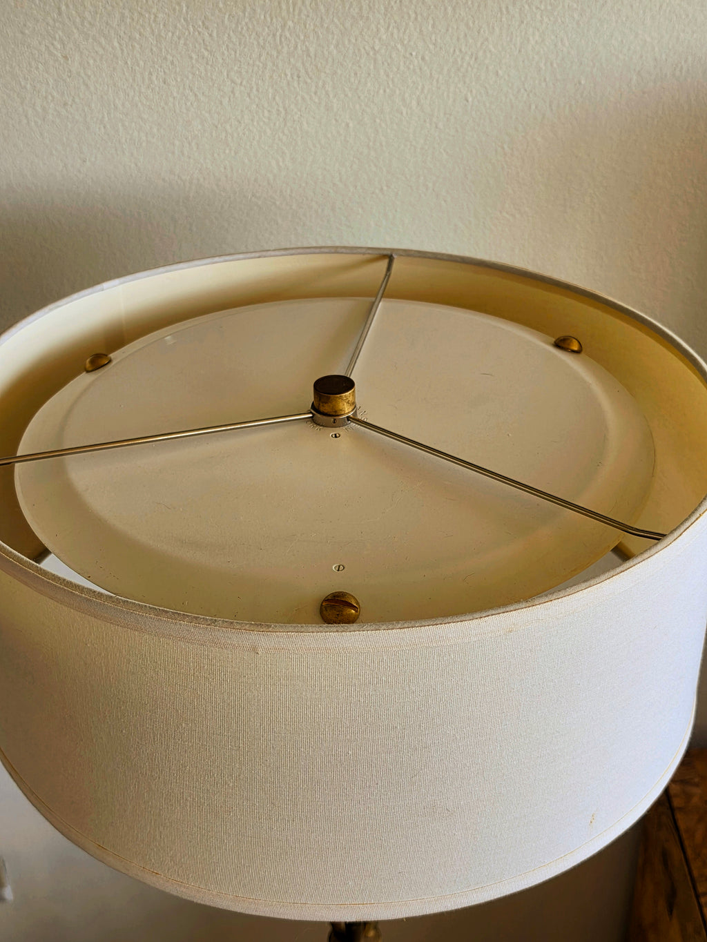 T.H. Robsjohn-Gibbings Brass Tripod Floor Lamp for Hansen NY