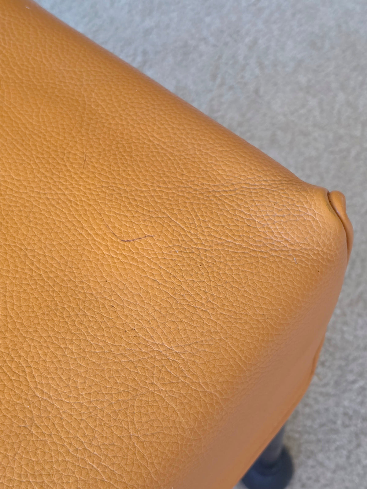 Gerard van den Berg “Charly” Leather Ottoman for Montis