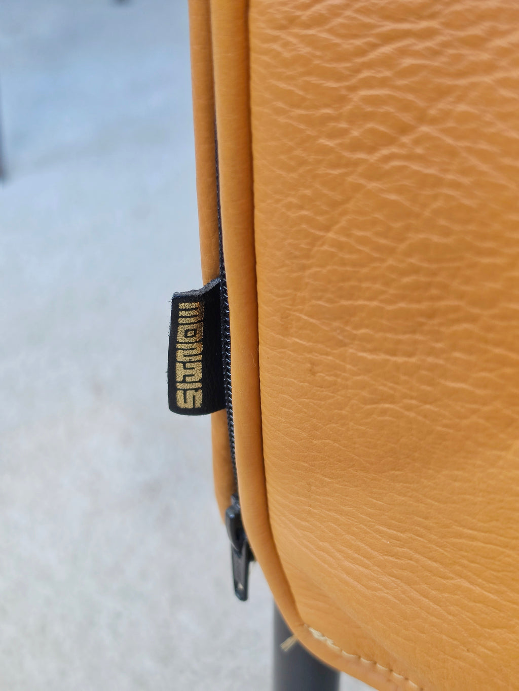 Gerard van den Berg “Charly” Leather Ottoman for Montis