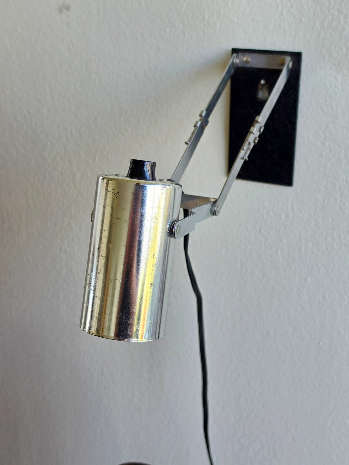Vintage Chrome Articulating Task / Art Lamp