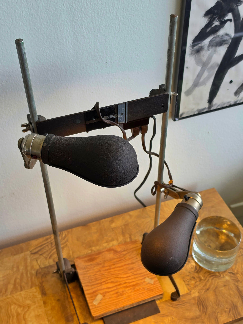 Vintage Industrial Adjustable Dual Task Lamp