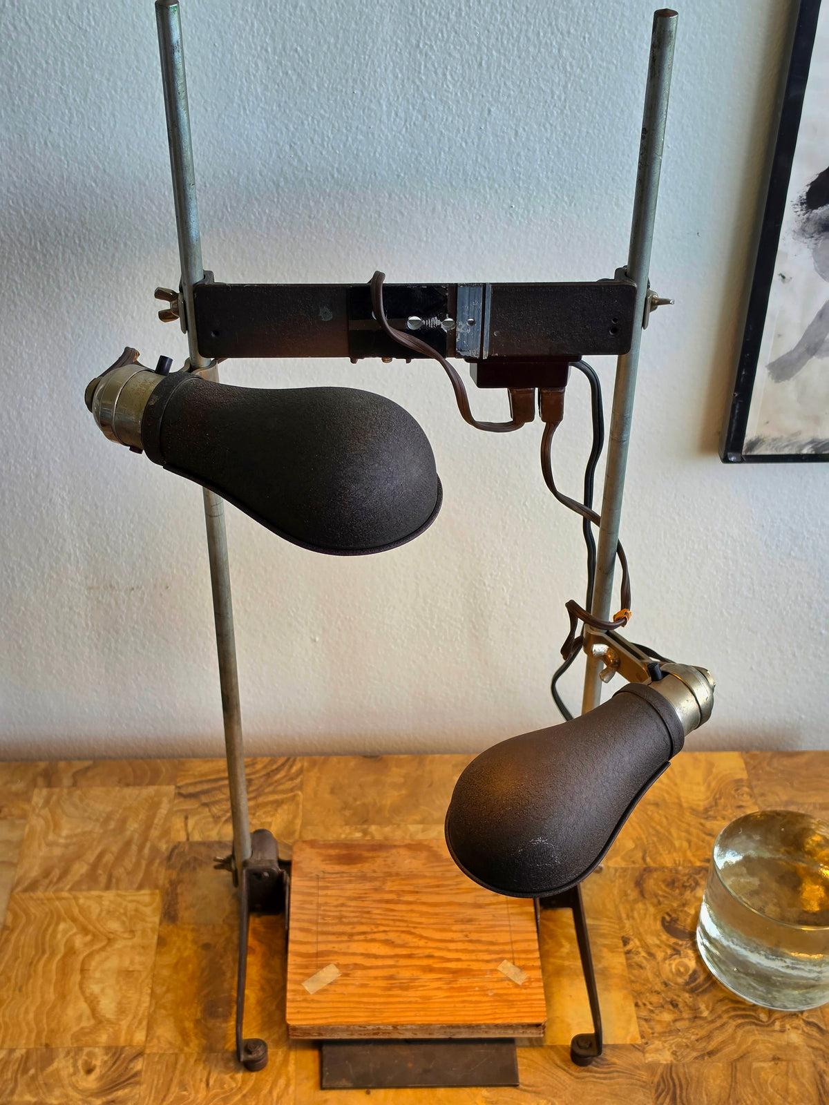 Vintage Industrial Adjustable Dual Task Lamp