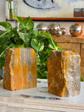Pair of Bumblebee Jasper Bookends