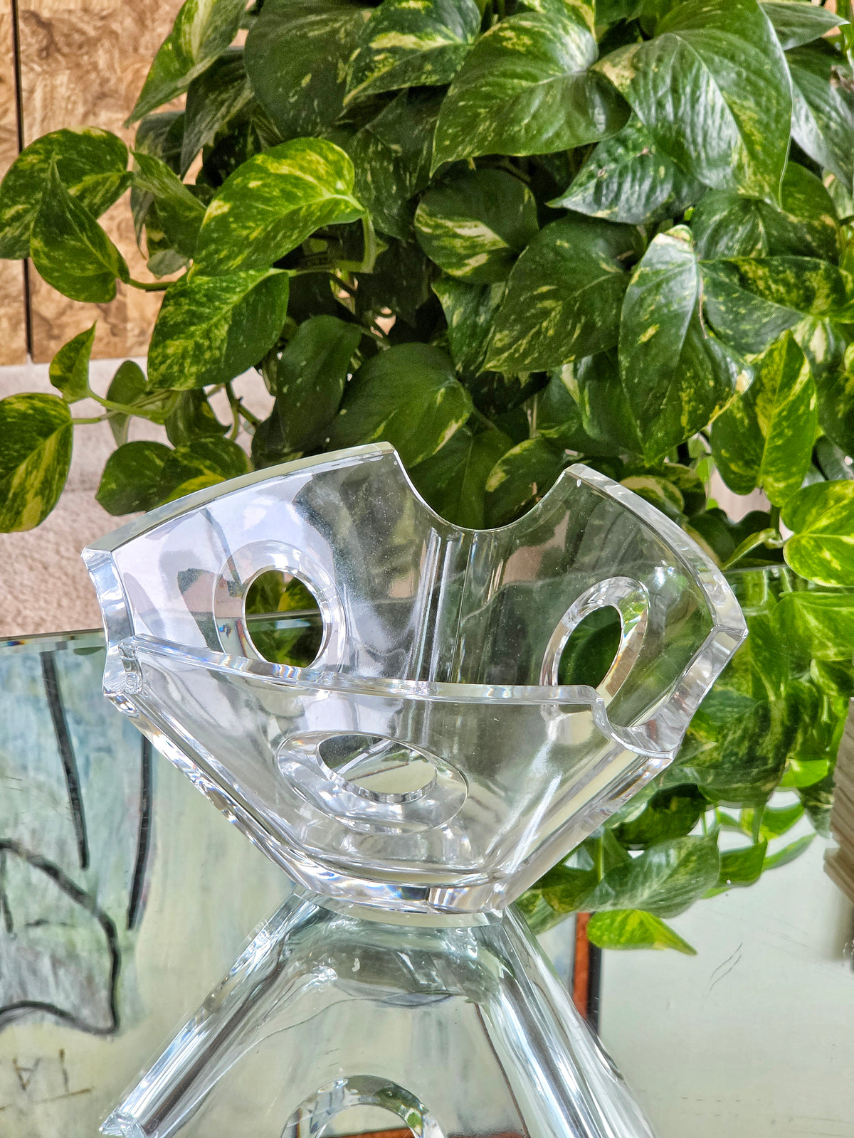 Mikasa Geometric 'Elite Citation' Crystal Bowl
