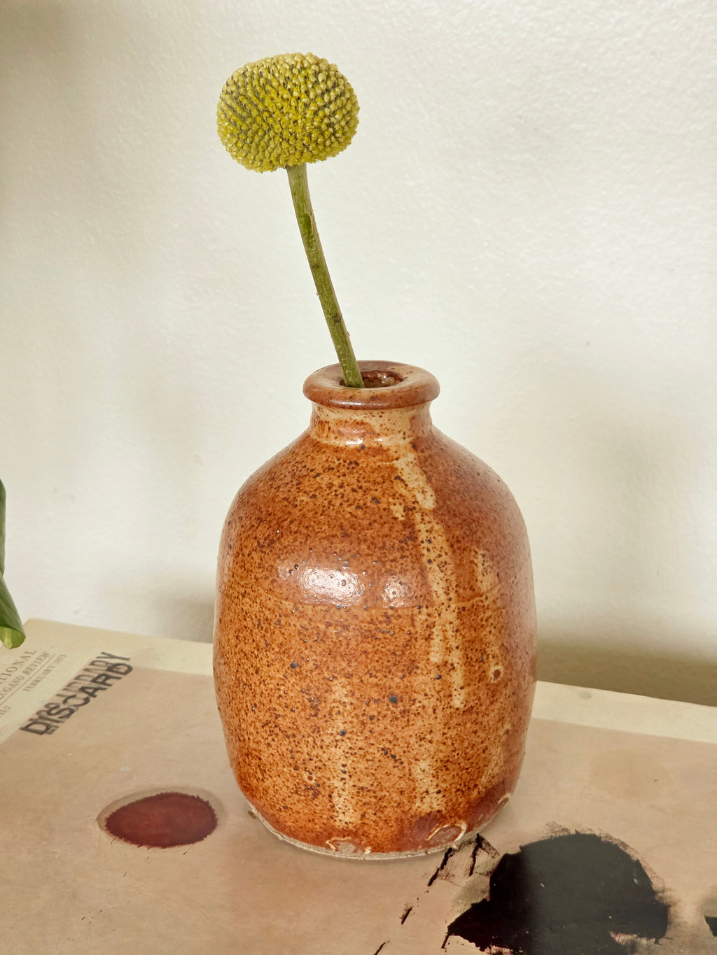 Japanese Glazed Bud Vase