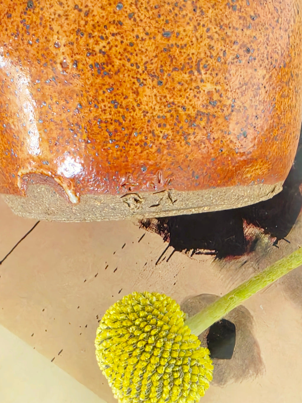 Japanese Glazed Bud Vase