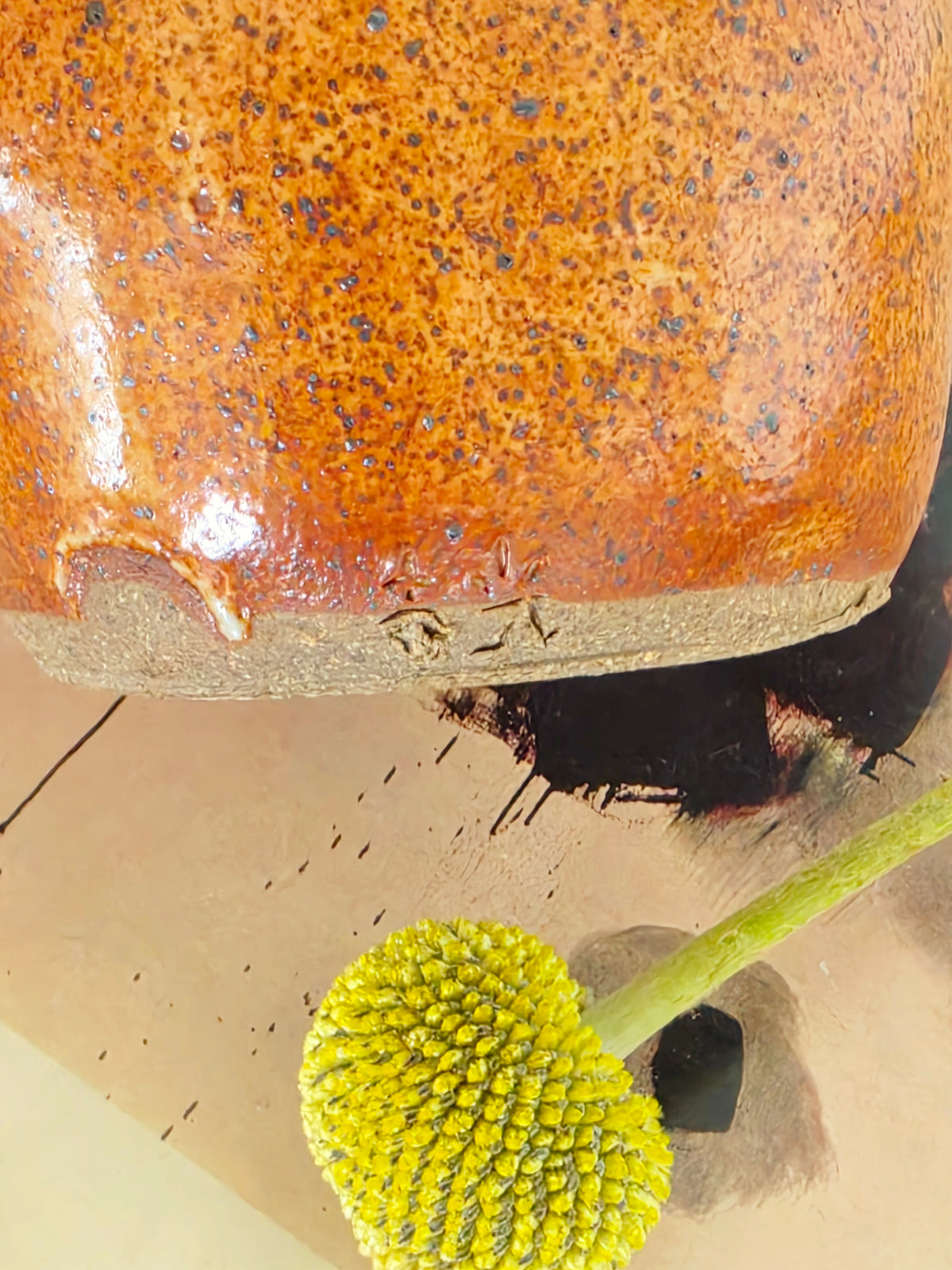 Japanese Glazed Bud Vase