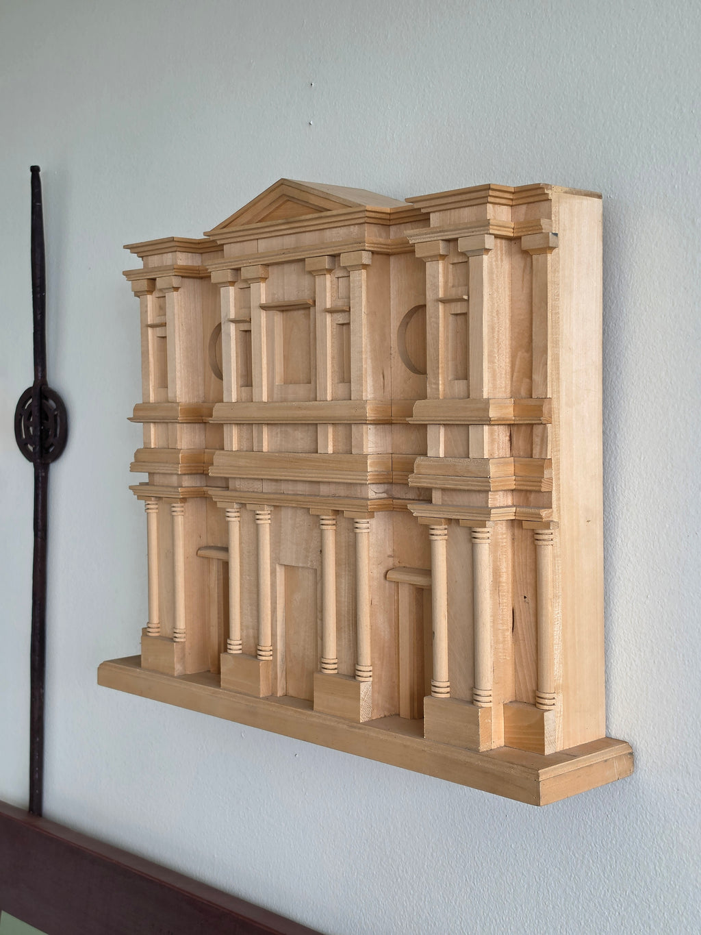 Vintage Architectural Model of the Basilica of San Lorenzo Façade, After Michelangelo Buonarroti